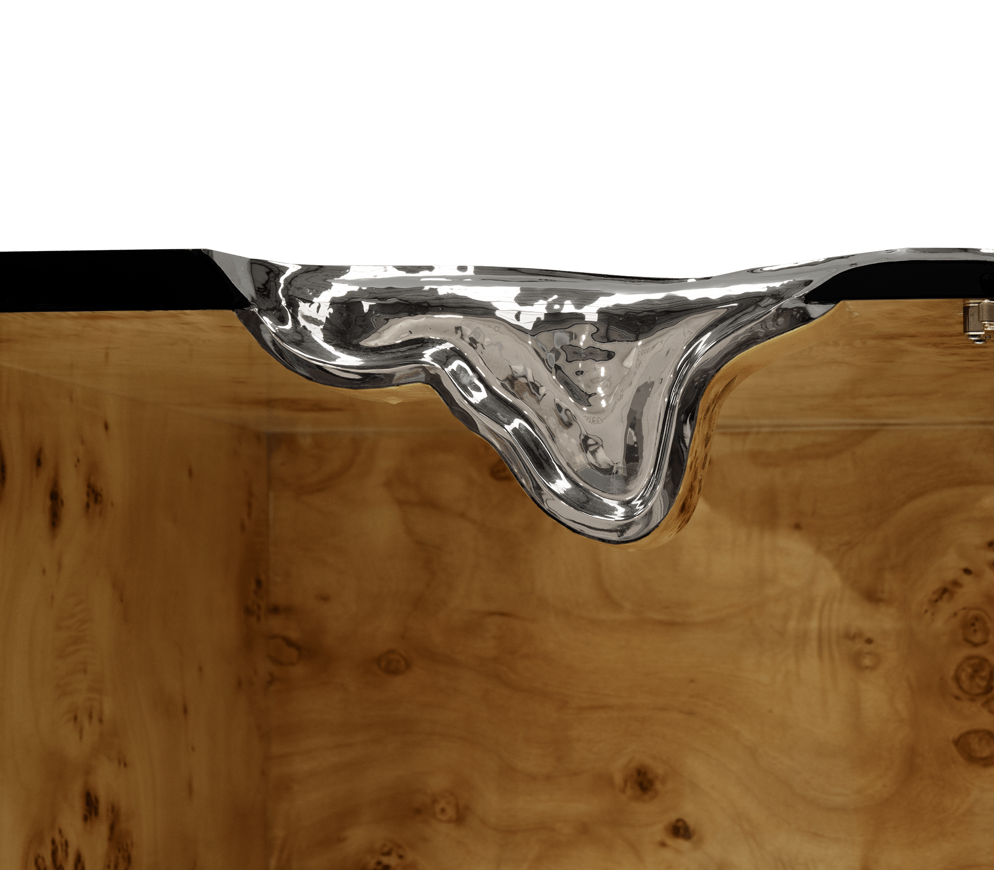 Buffet Fissure argent et noir