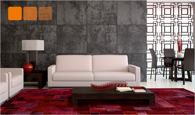 Tapis en peau de vache Puzzle | Taille: 180 × 220 cm