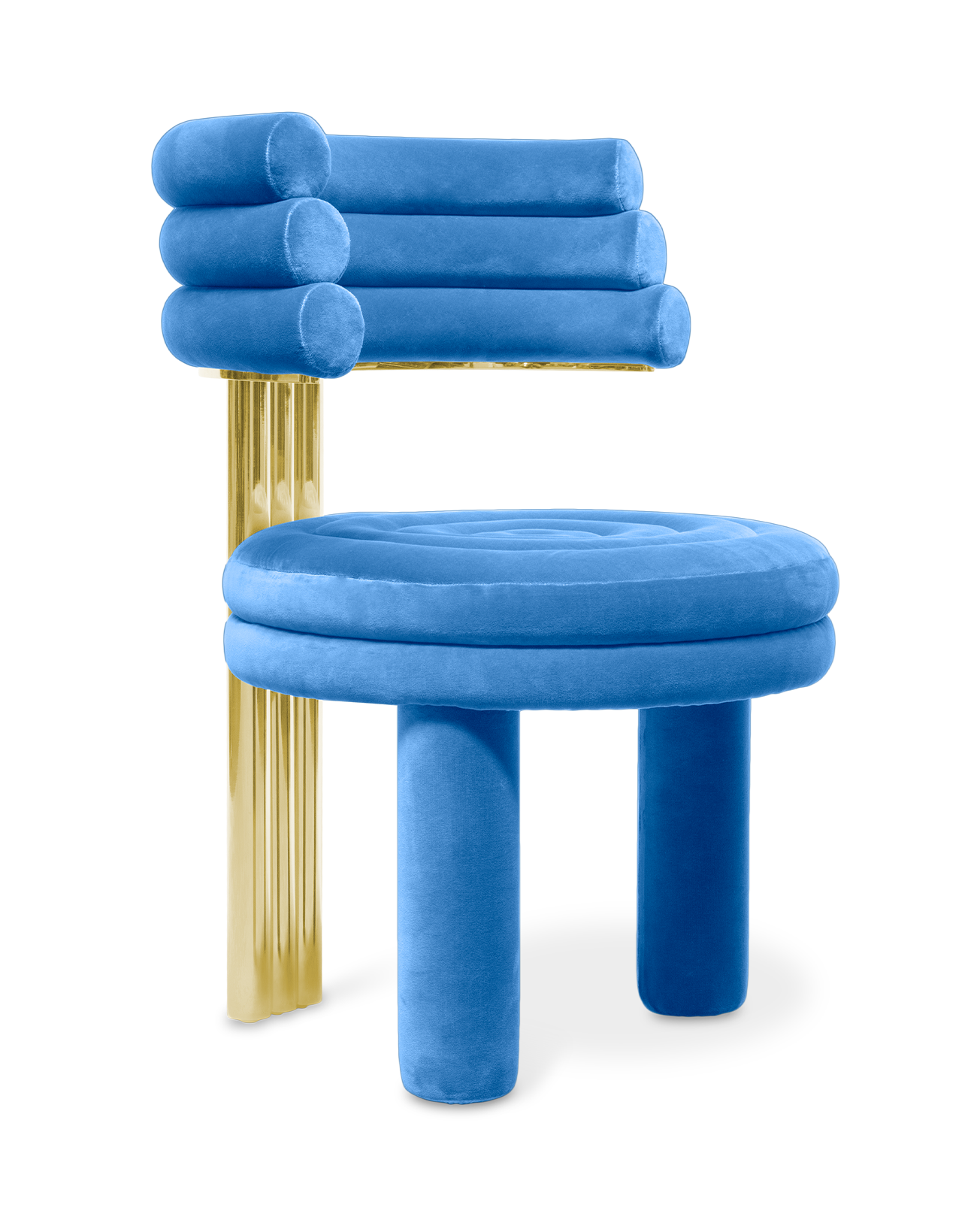 Chaise de salle à manger Kerr bleue