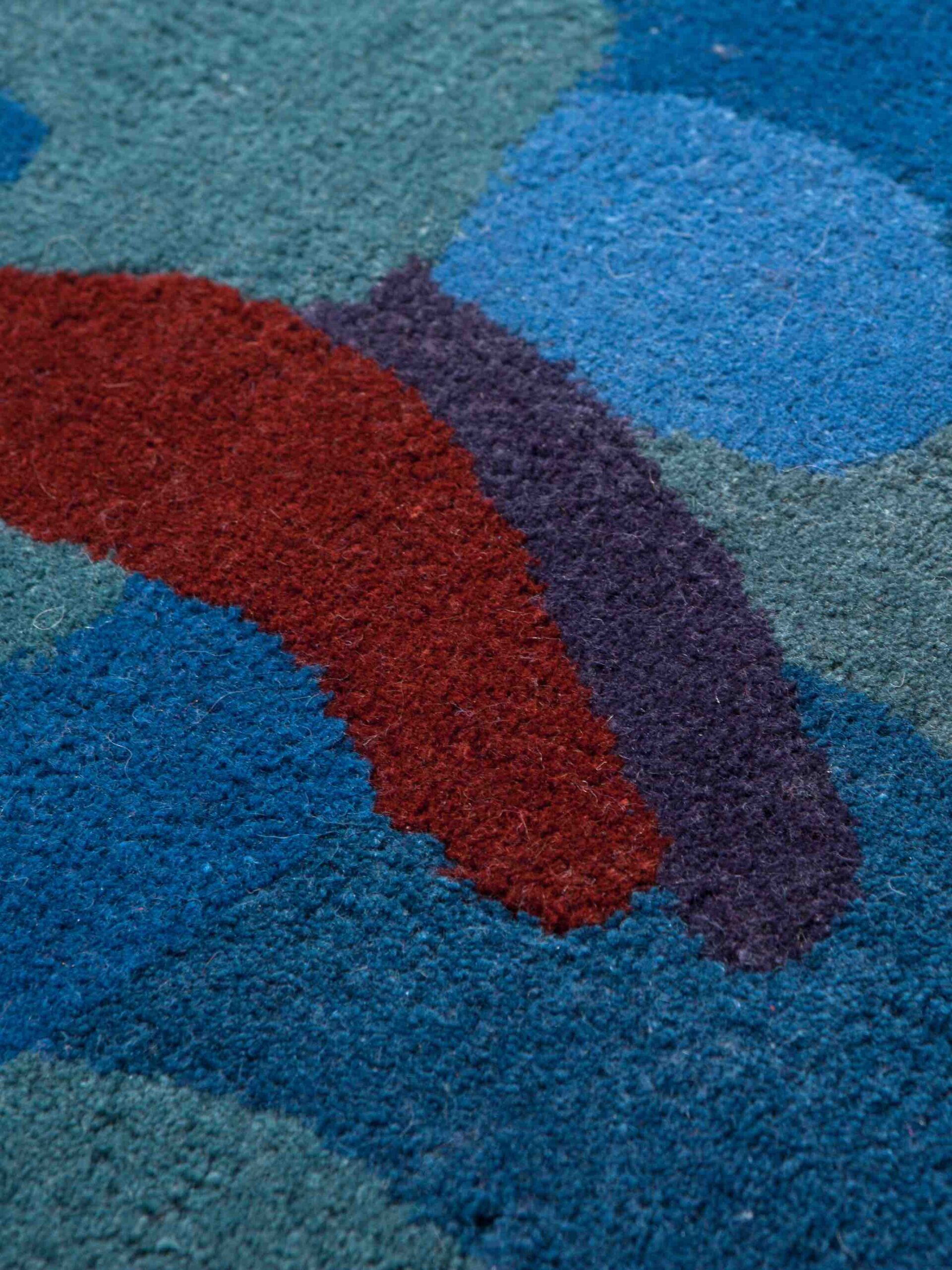 Tapis design Camouflage Macro brun