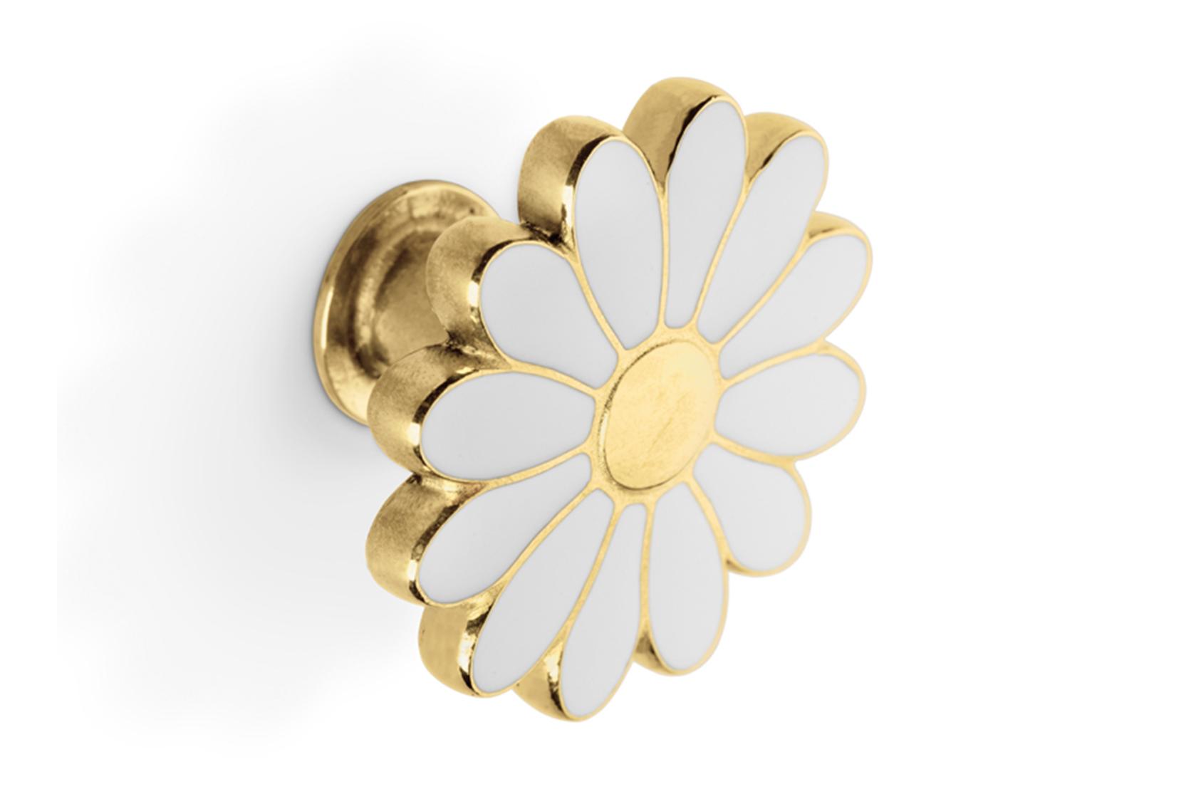 Poignée décorative Fleur de marguerite