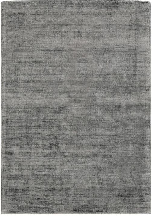 Tapis uni gris indien tissé main | Taille: 160 × 230 cm