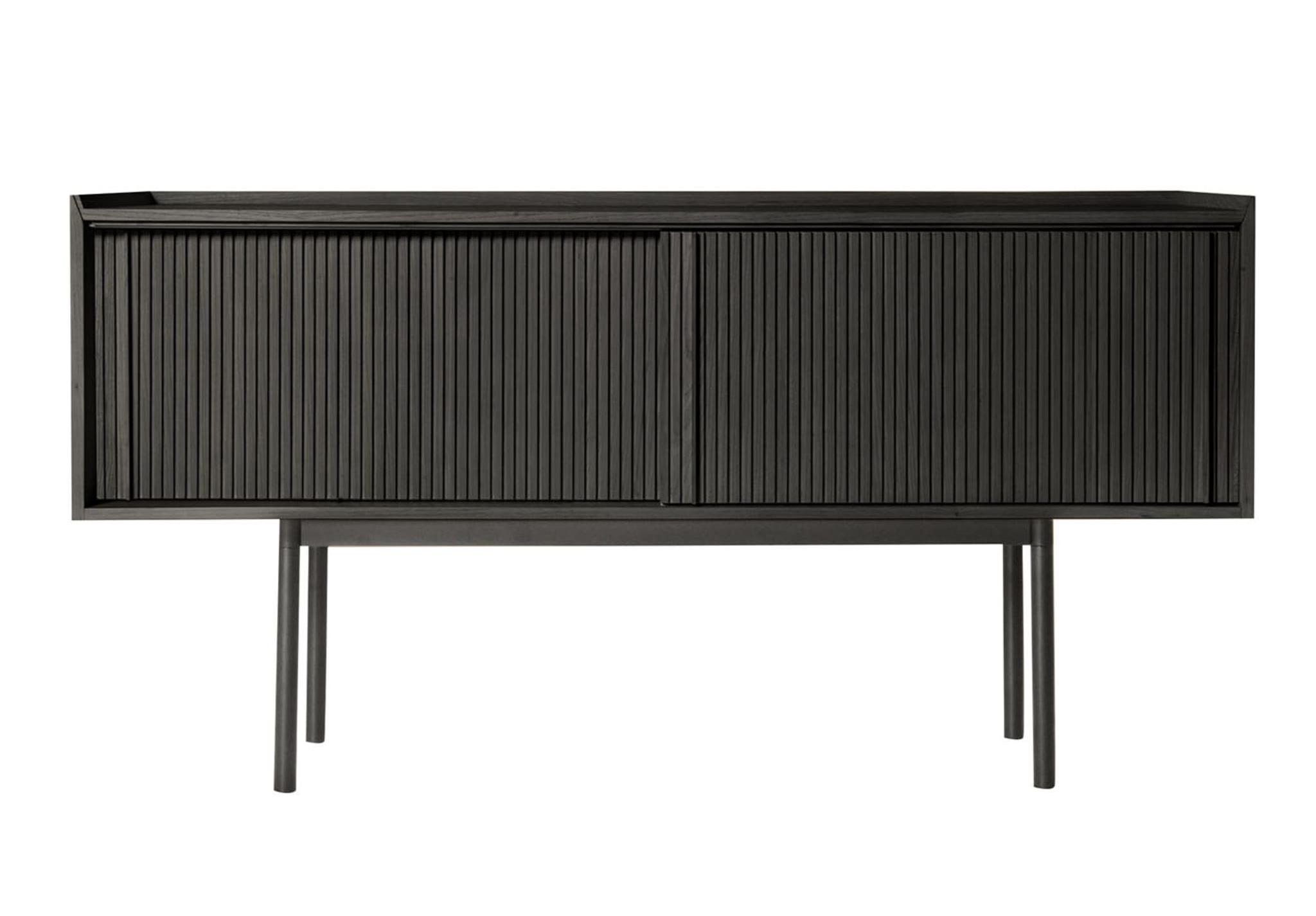 Buffet Sipario haut noir 2 portes