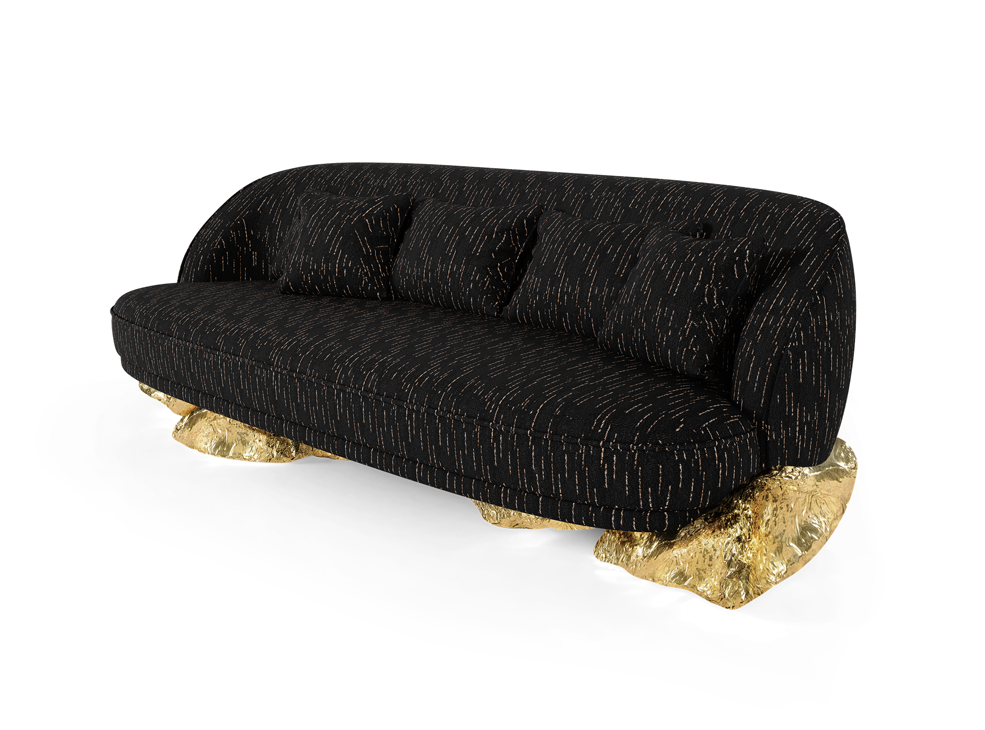 Canapé noir Angora