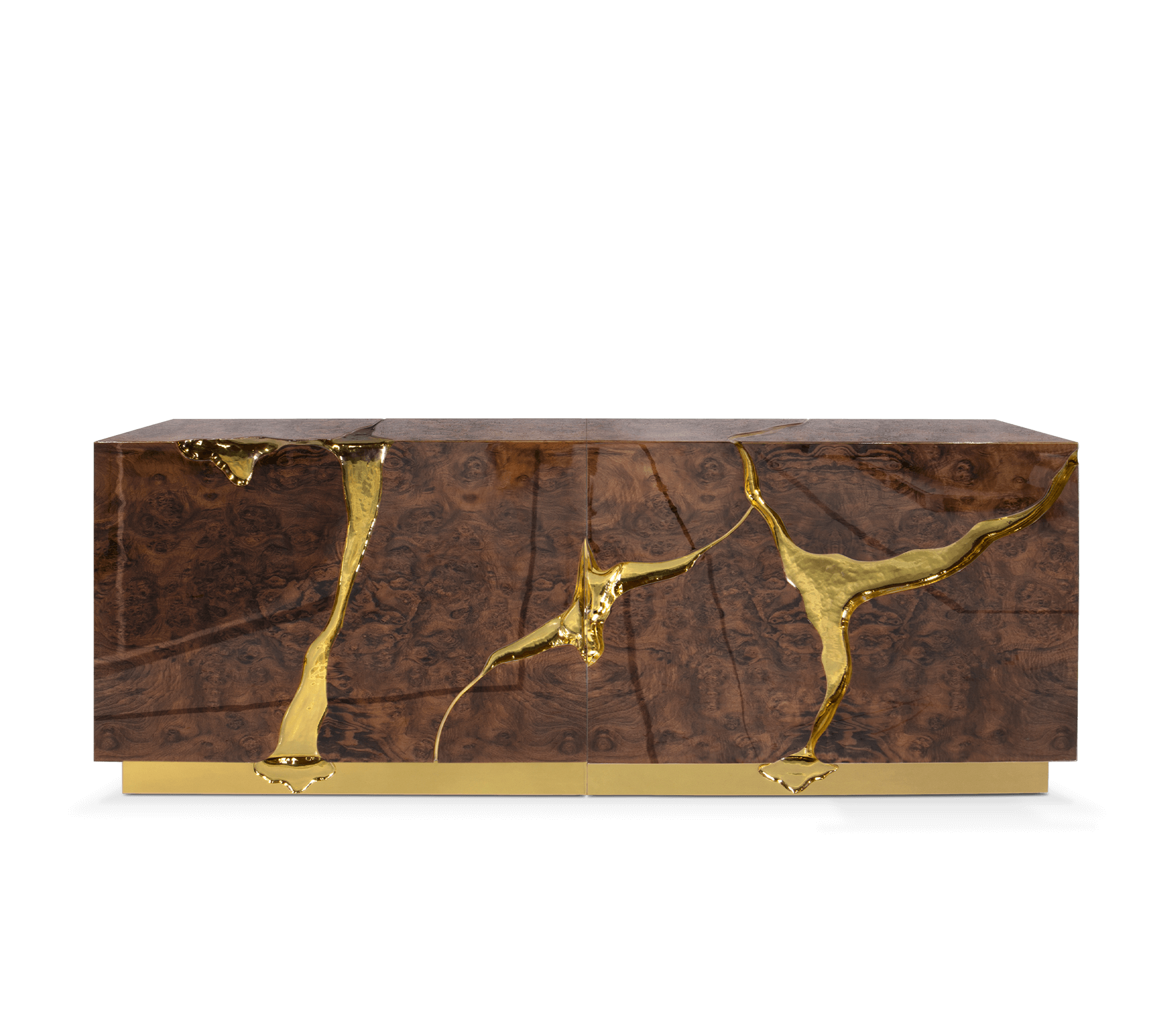 Fissure walnoot dressoir