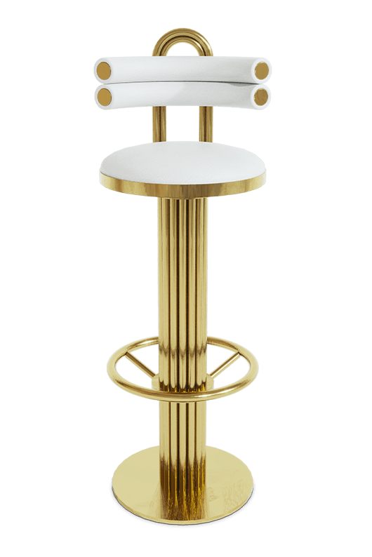 Tabouret de bar Keira Demilune