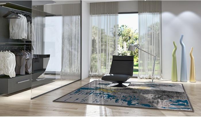 Tapis Gabriel abstrait | Taille: 160 × 235 cm