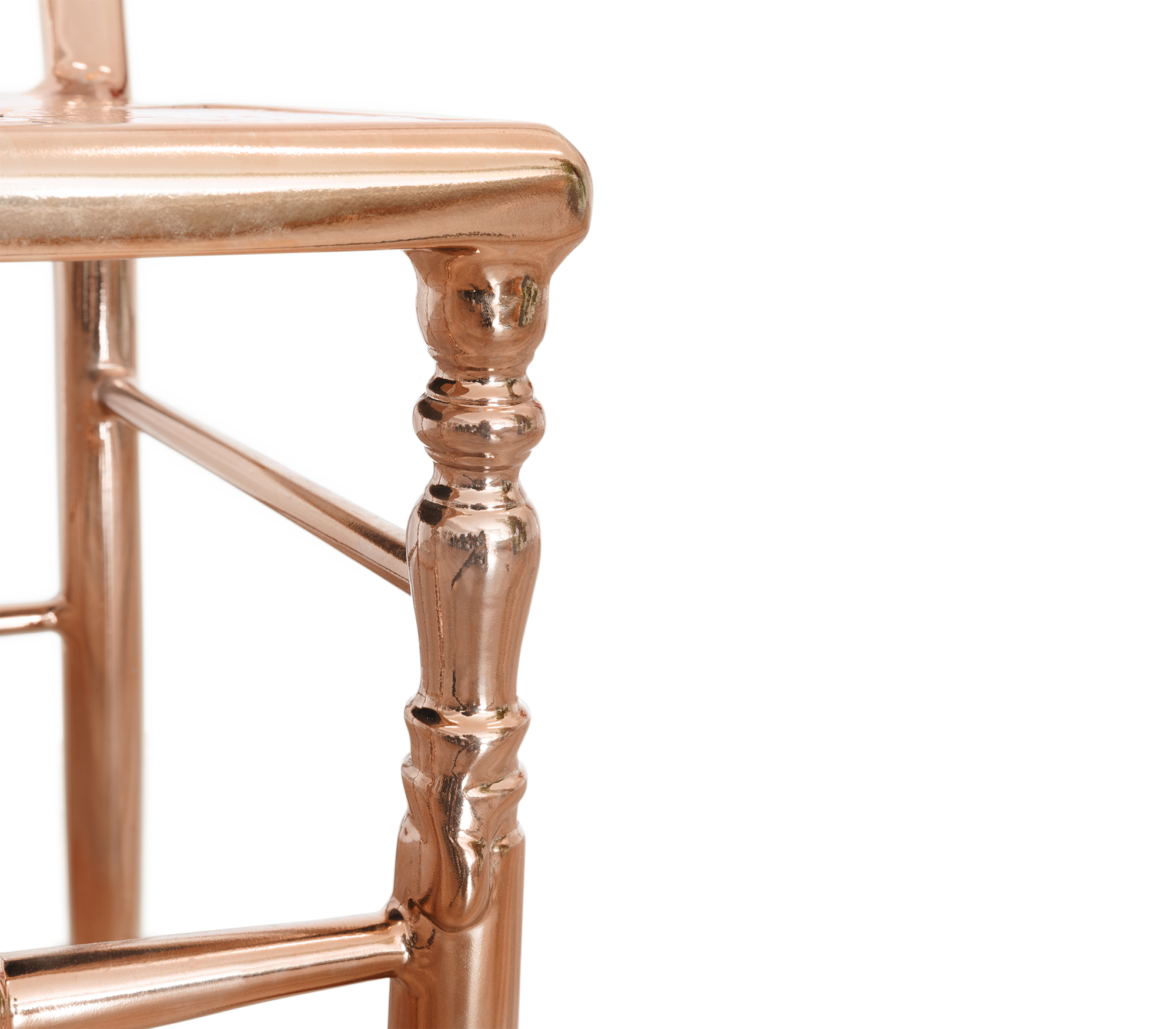 Chaise d’accent Empyrean cuivre