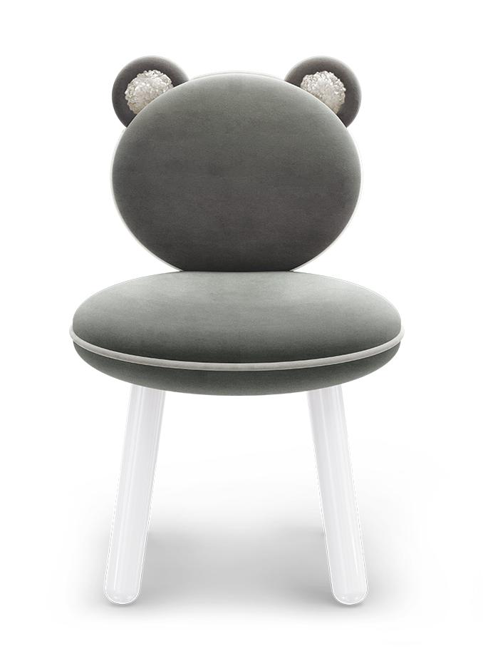 Chaise enfant Ours duveteux