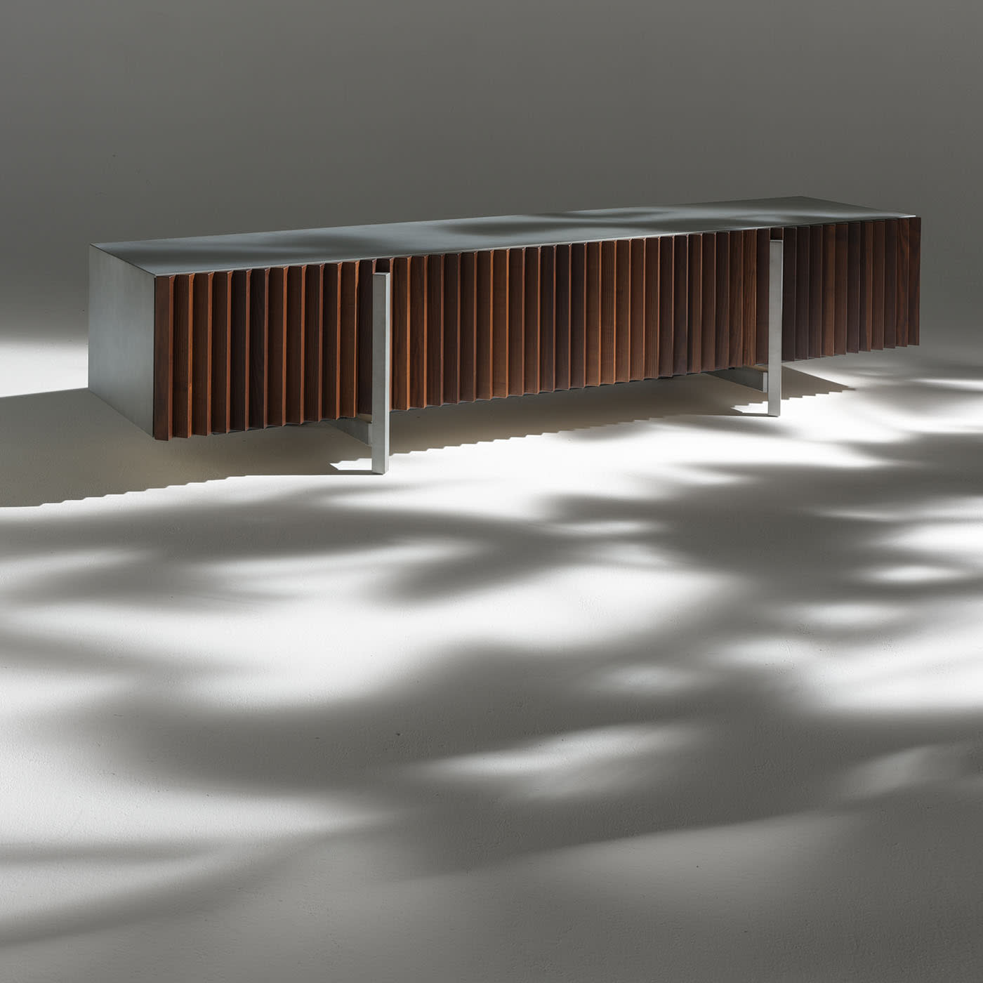 Bruin essenhout tv-dressoir