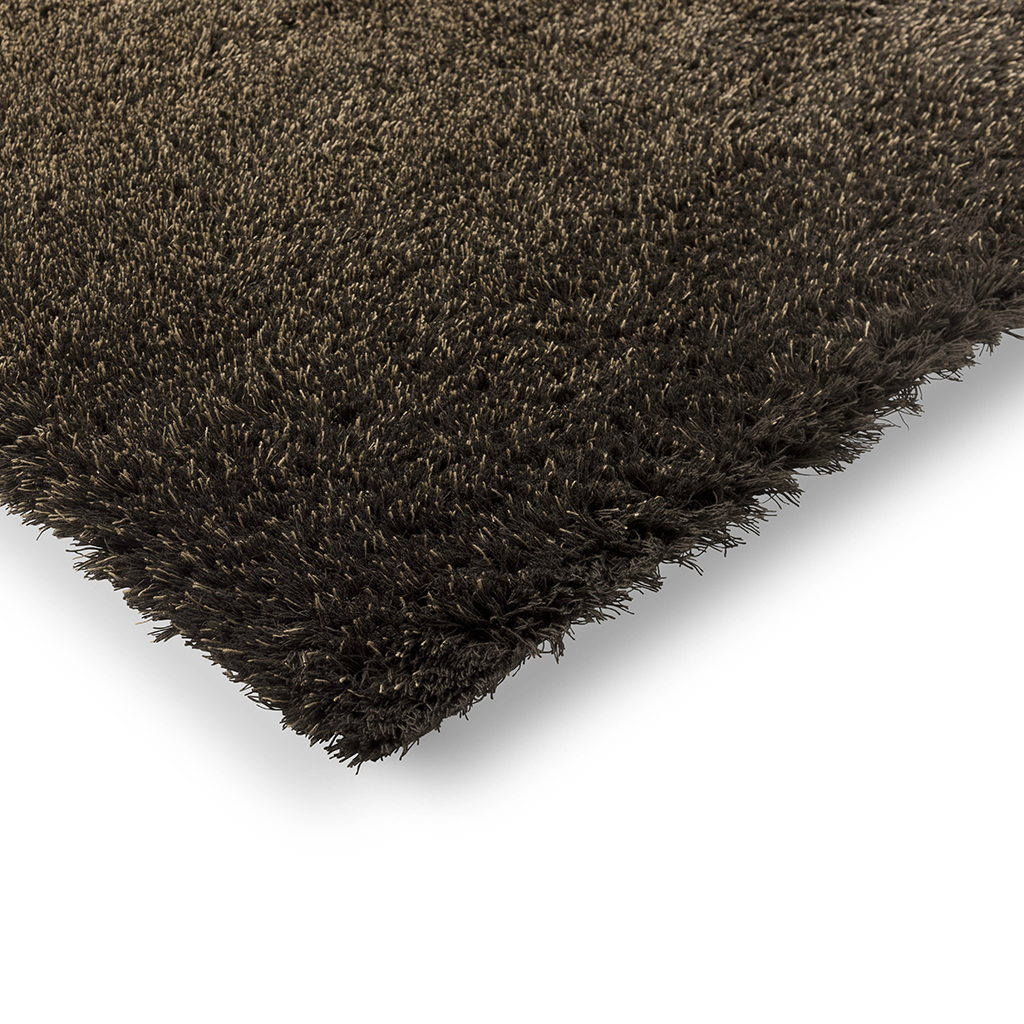Tapis Shade High beige/chocolat noir