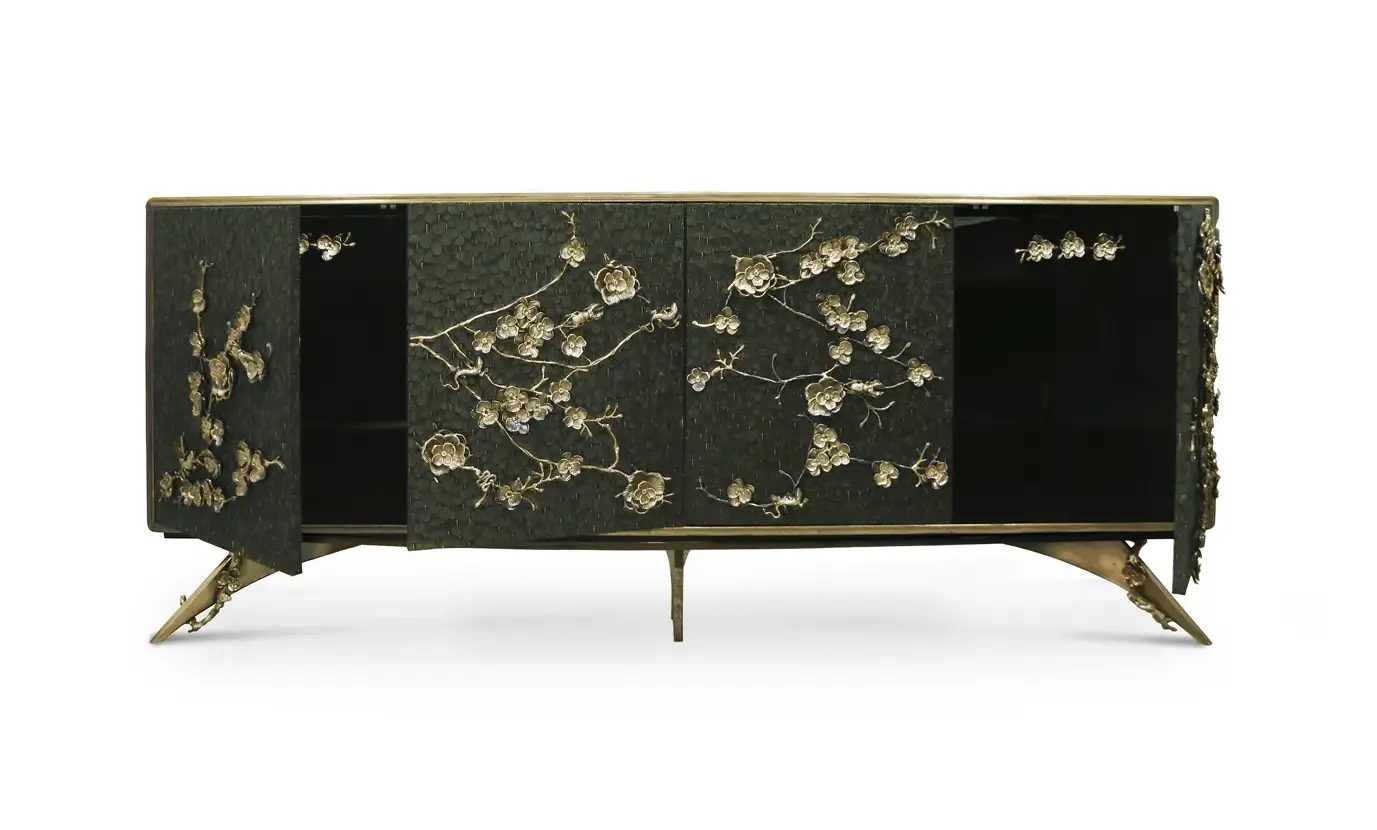 Cabinet plumes de paon Mirage