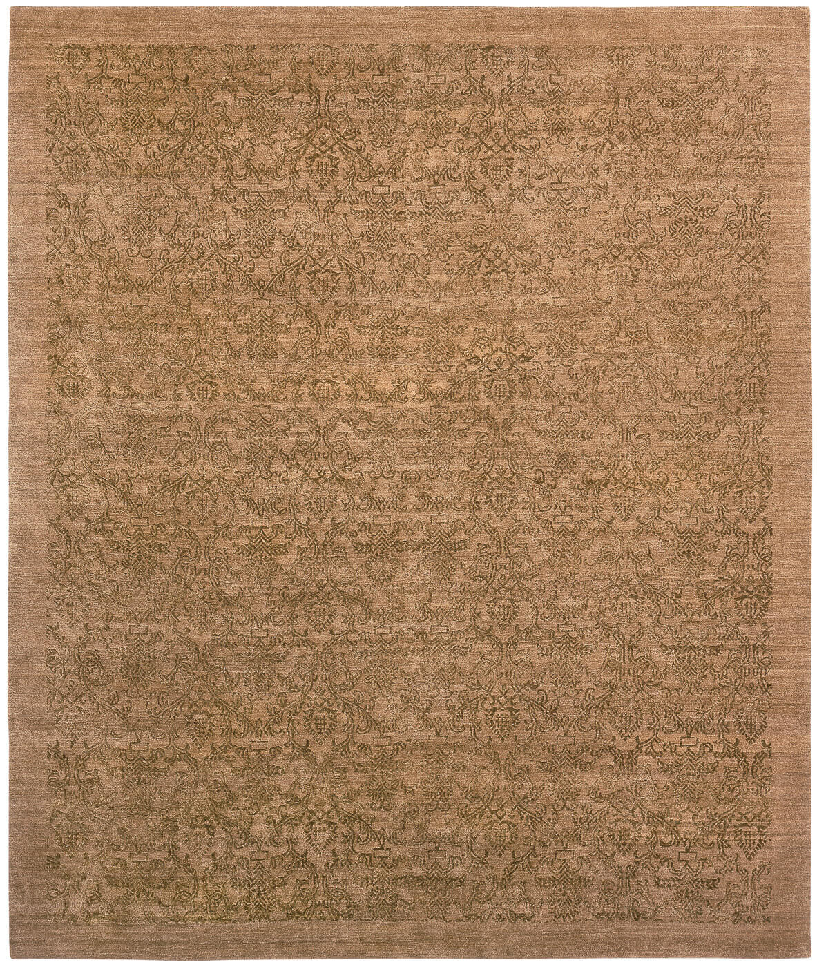 Roma Border beige vloerkleed