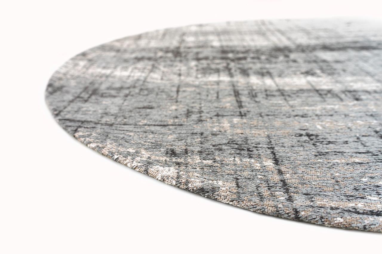 Bronx Azurite rond tapijt | Maat: Ø 240 cm