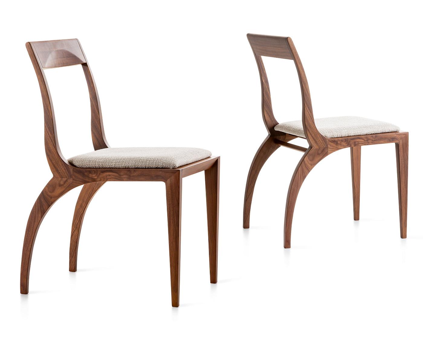 Chaise Thelma grise