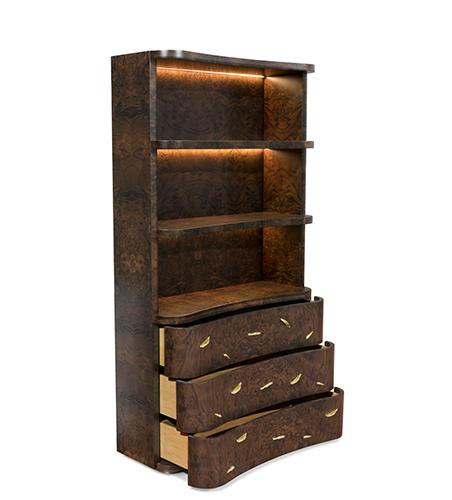 Bibliothèque en bois design