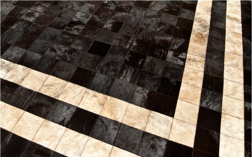 Lato koeienhuid tapijt | Maat: 120 × 180 cm