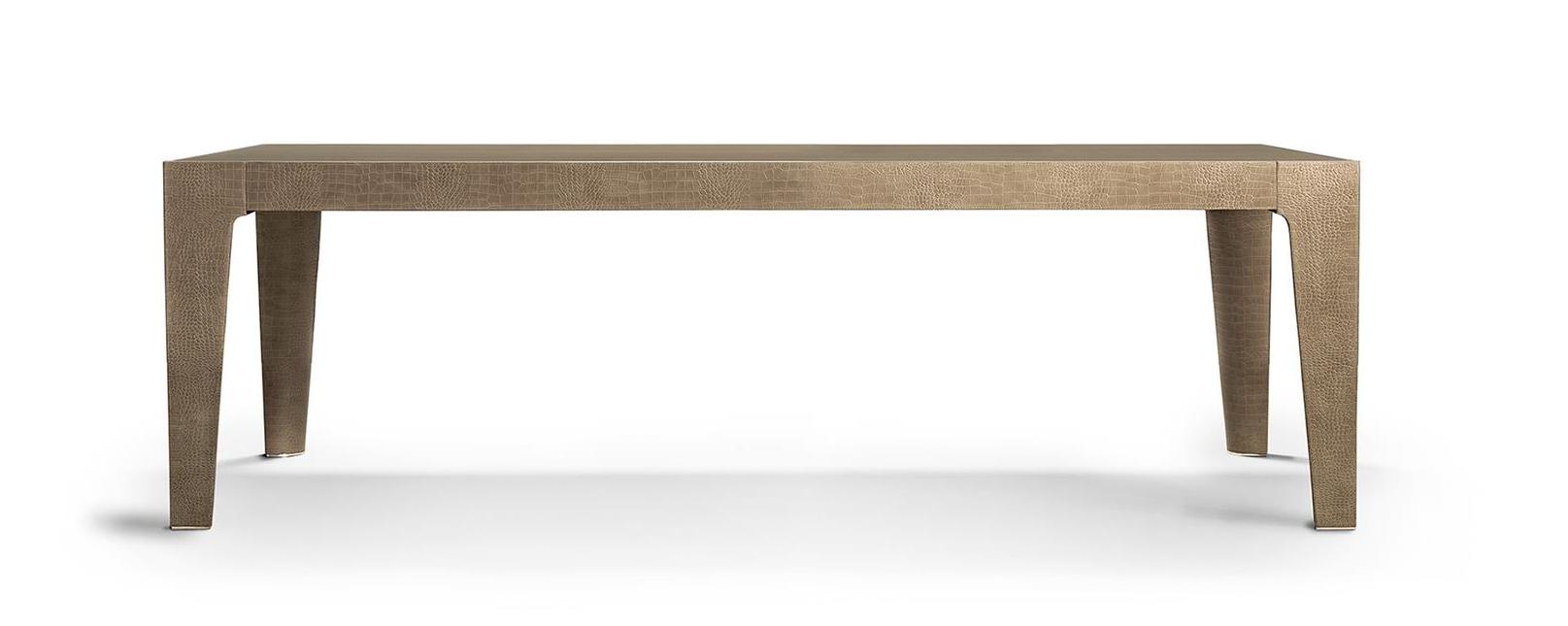 Console en cuir
