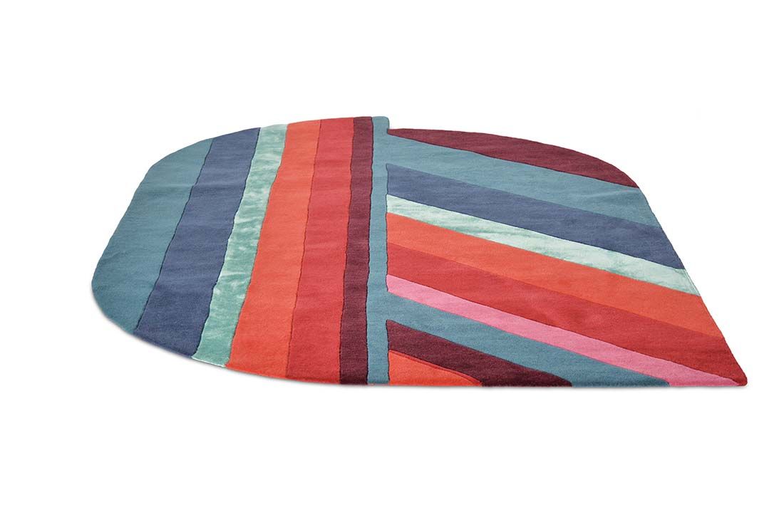 Tapis Jardin bleu | Taille: 200 × 280 cm