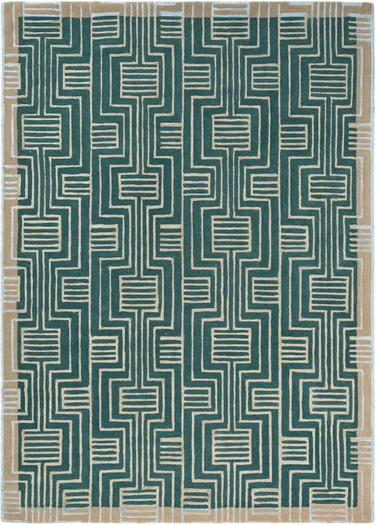 Tapis Kinmo vert | Taille: 250 × 350 cm