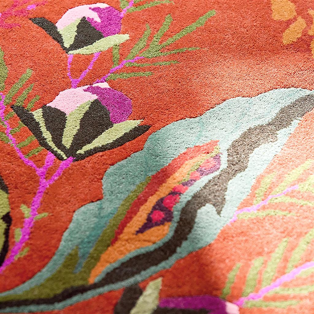 Tapis Wonderland Floral ambre/lavande | Taille: 200 × 280 cm