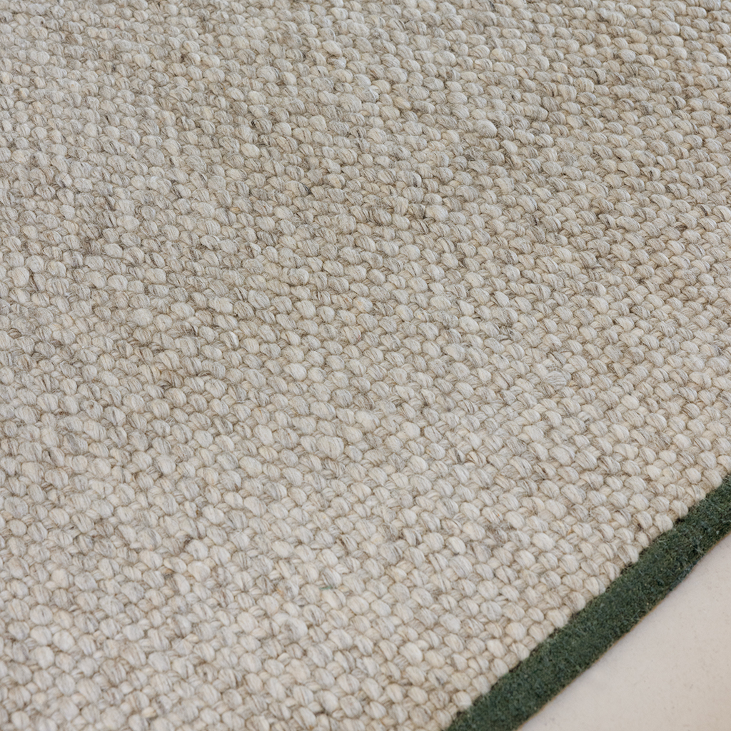 Craft Matter Plain asgrijs tapijt | Maat: 160 × 230 cm