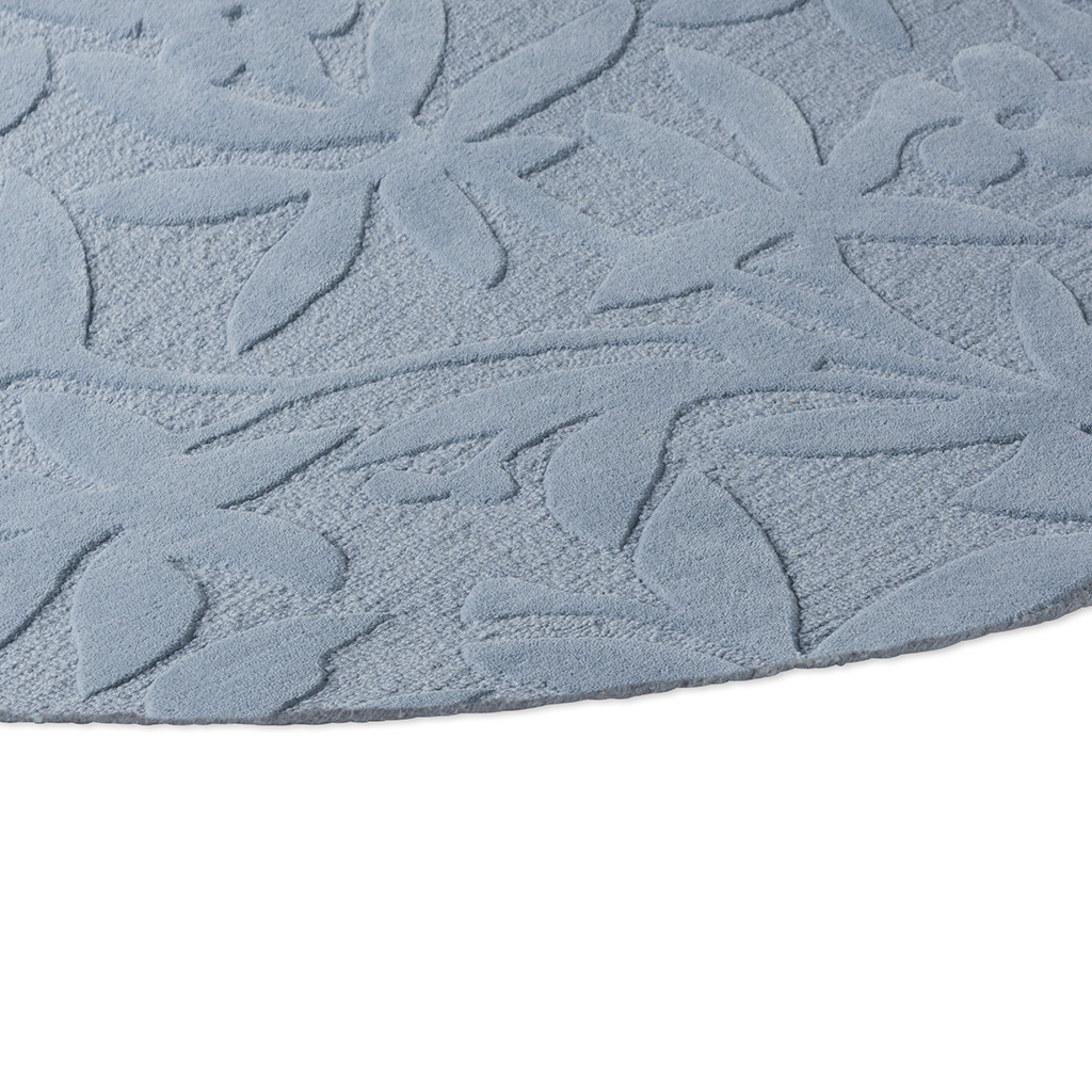 Tapis rond Cleavers écume de mer