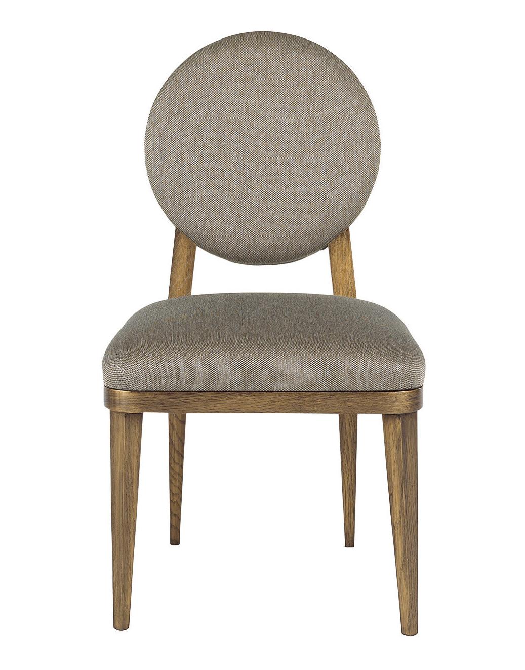 Chaise de salle à manger dossier rond Lavinia