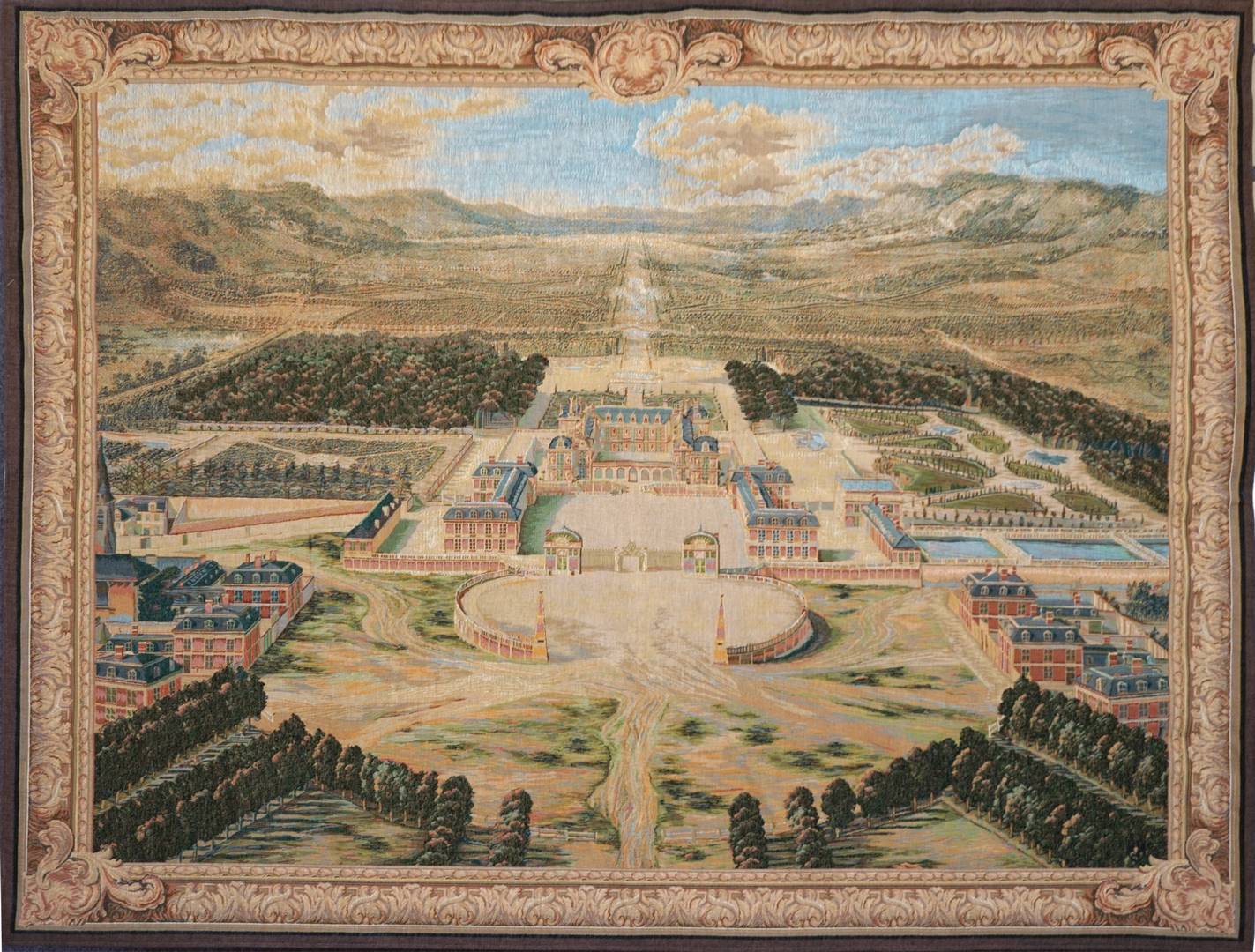 Tapisserie murale Versailles XVIIe siècle