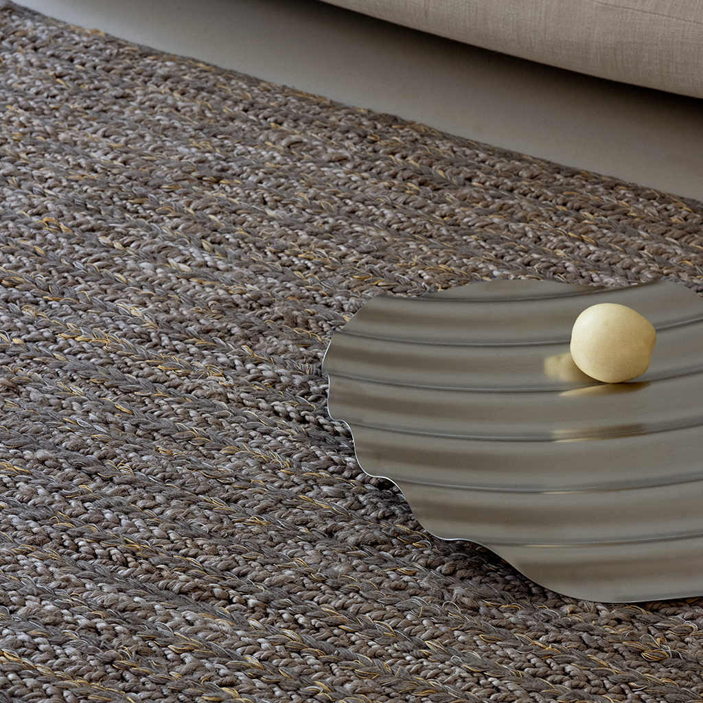 Tapis Craft Plait pierre | Taille: 160 × 230 cm