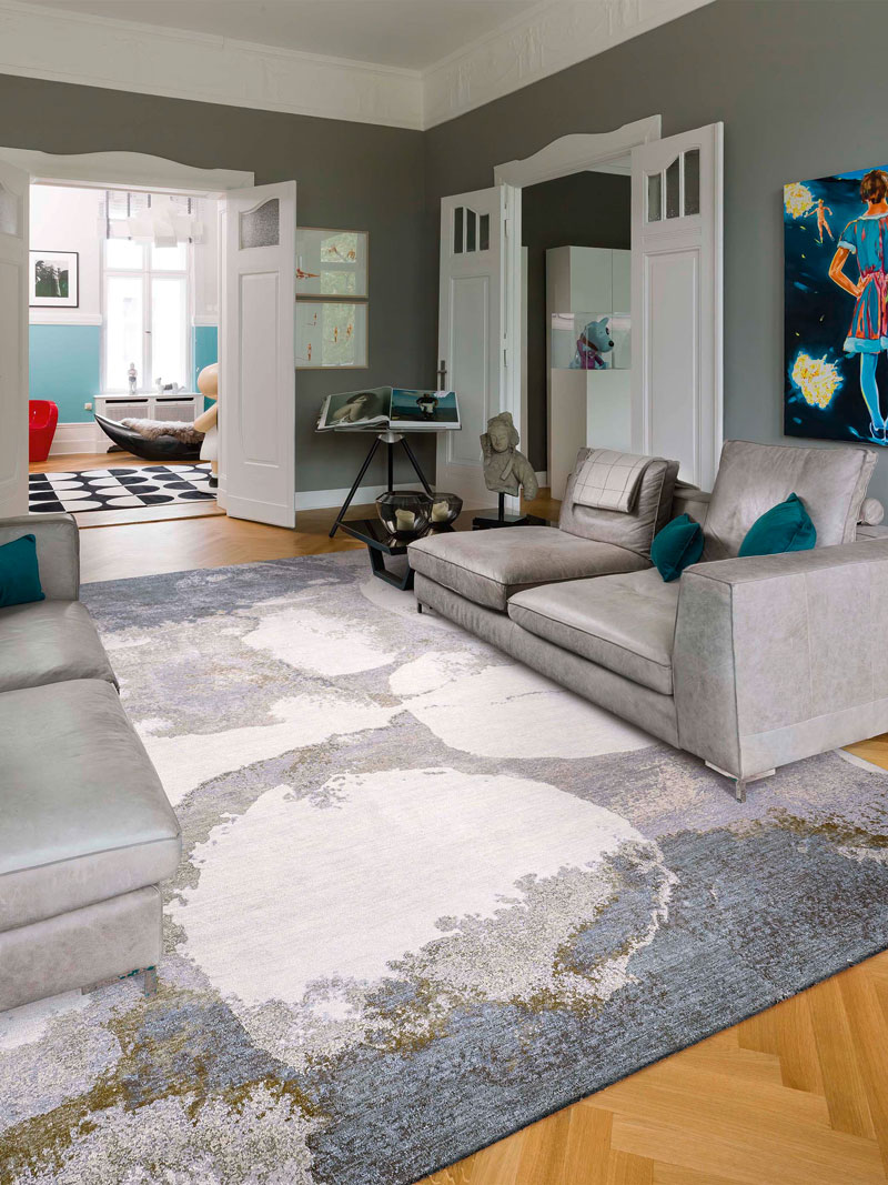 Tapis de luxe fait main Galileo