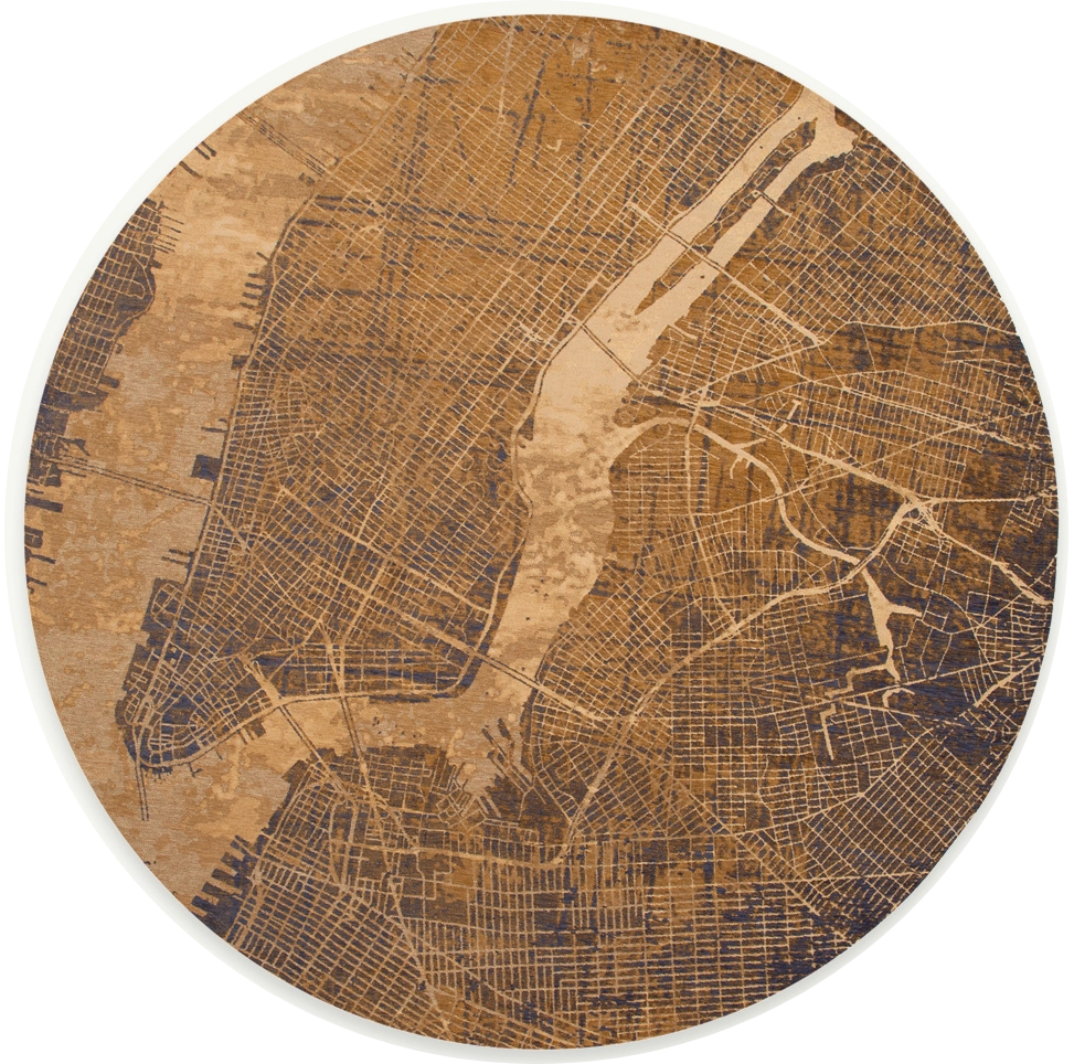 Tapis rond Conductive Blue | Taille: Ø 240 cm