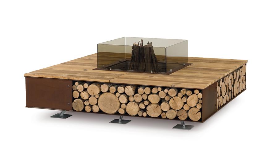 Toast vuurschaal hout