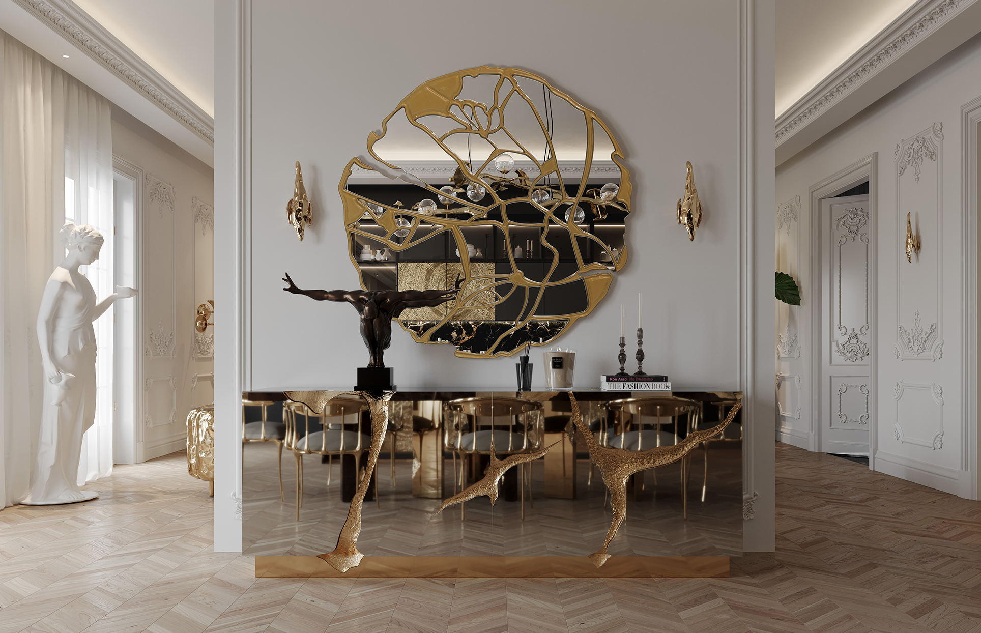Artisan wandspiegel