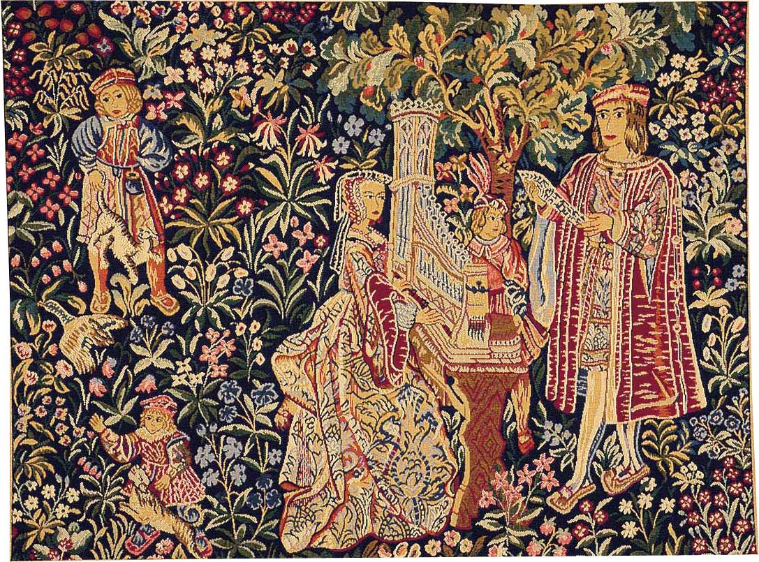 Tapisserie murale Dame à l’orgue sans bordure | Taille: 50 × 67 cm Tapisserie murale Dame à l’orgue sans bordure | Taille: 50 × 67 cm