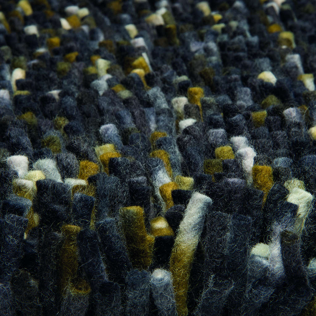 Tapis en feutre à poils longs | Taille: 170 × 240 cm