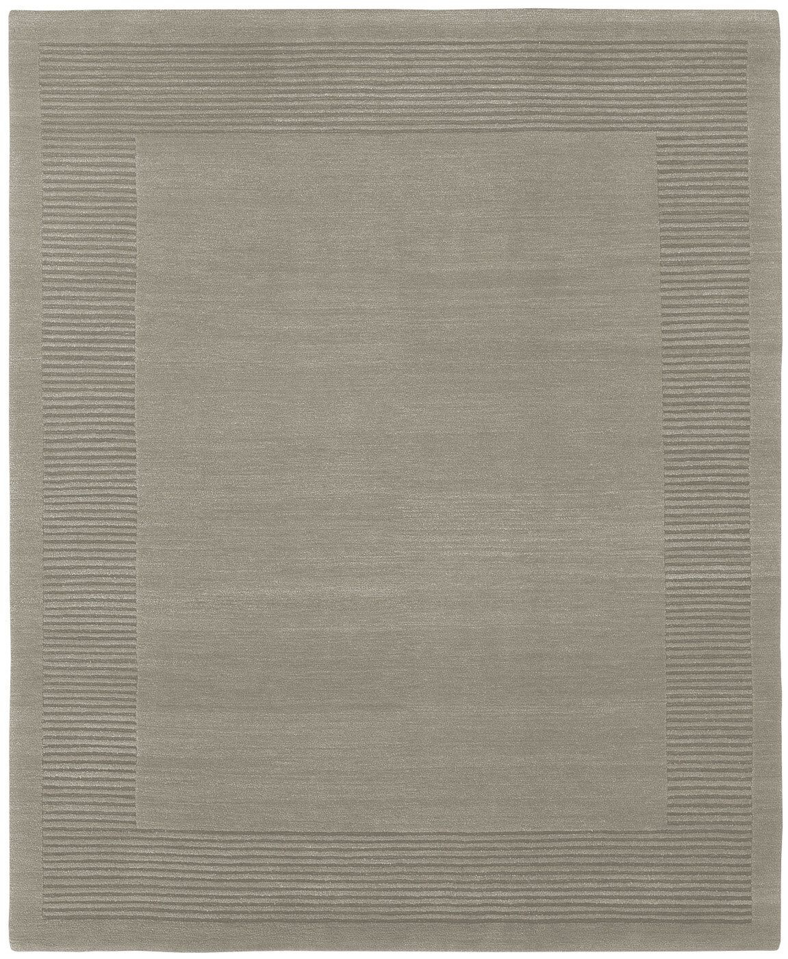 Tapis Full Deep Border 2 gris | Taille: 200 × 300 cm