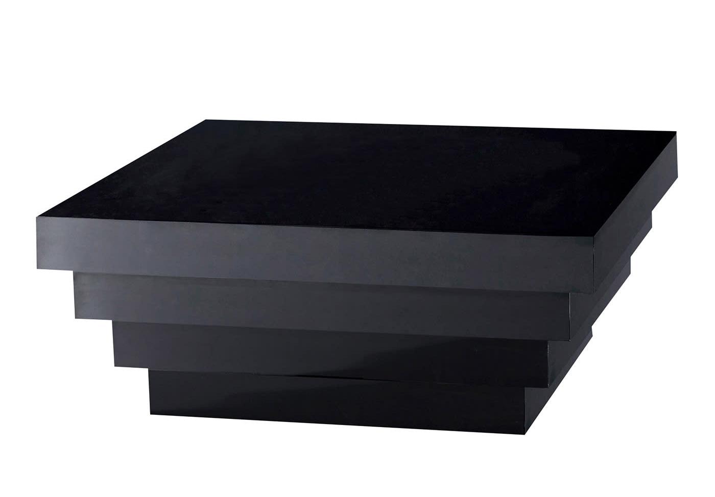 Silhouette zwarte salontafel