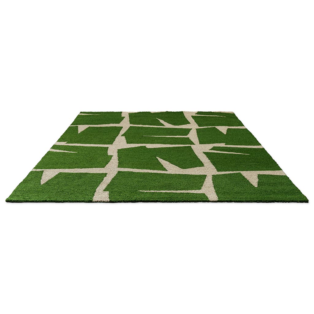Moqui groen outdoor vloerkleed | Maat: 250 × 350 cm