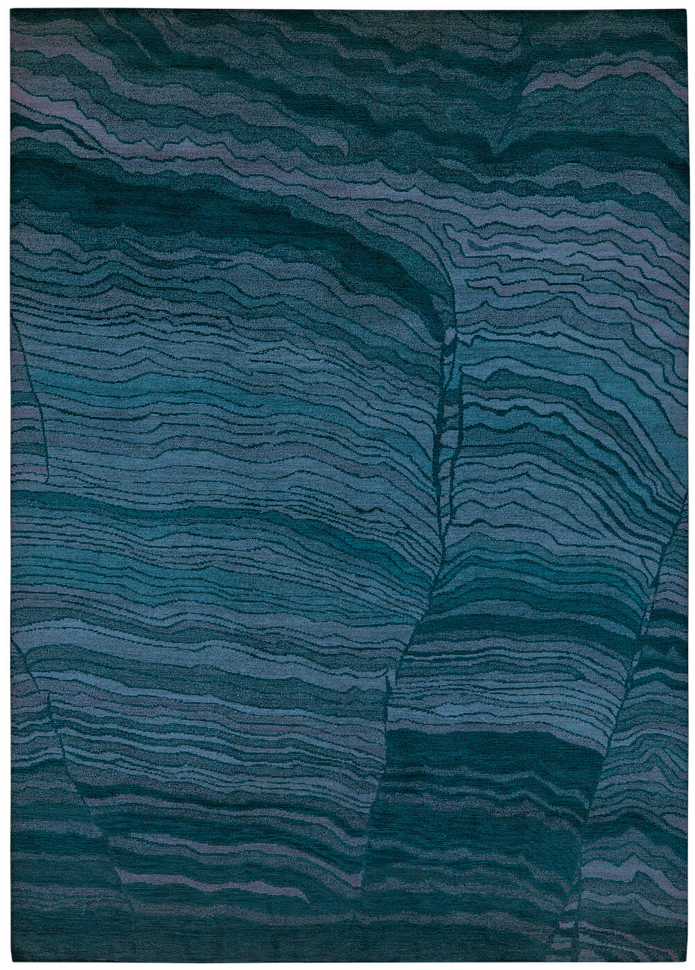Tapis Hindukush bleu | Taille: 250 × 300 cm