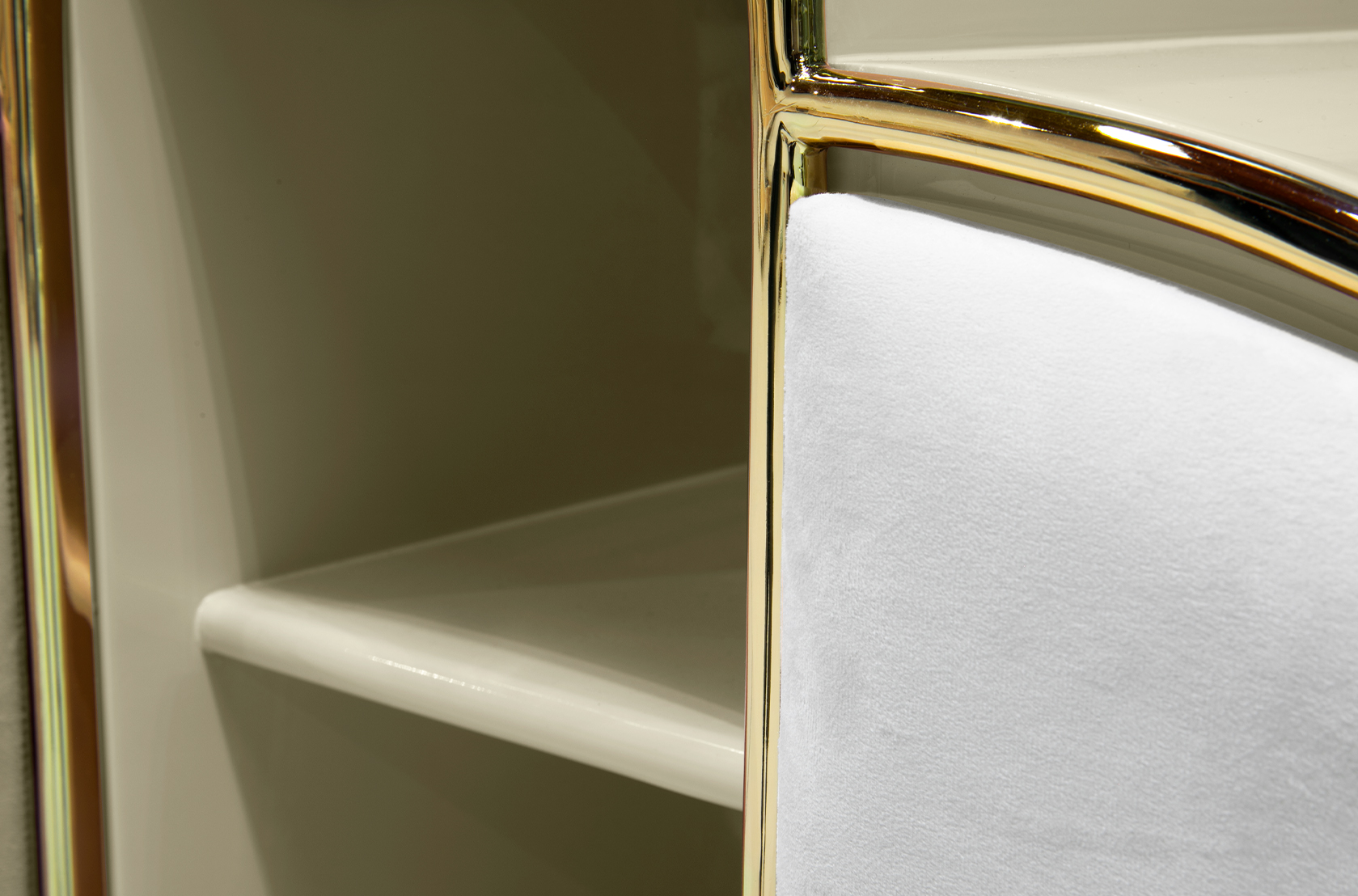 Commode triple Barbe à papa
