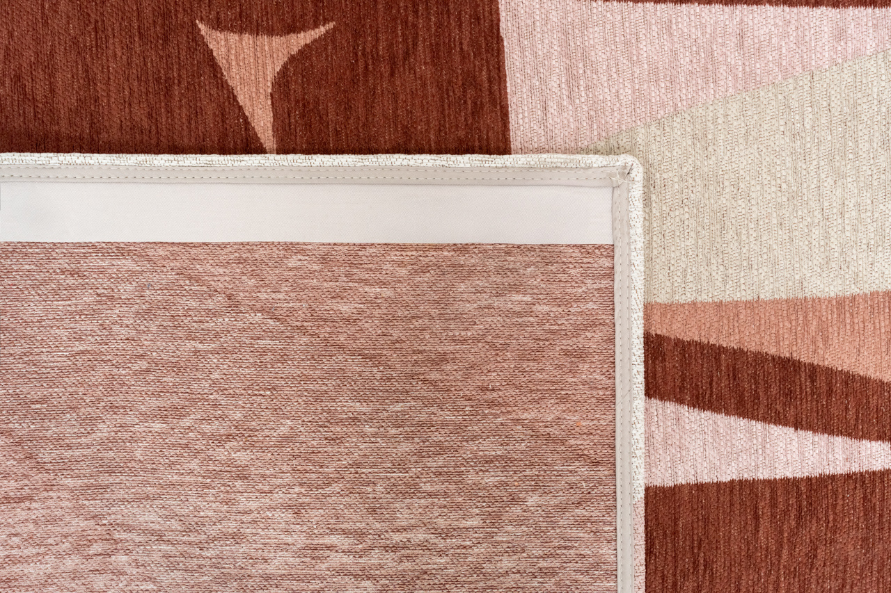 Stones Cherry Mocha vloerkleed | Maat: 140 × 200 cm