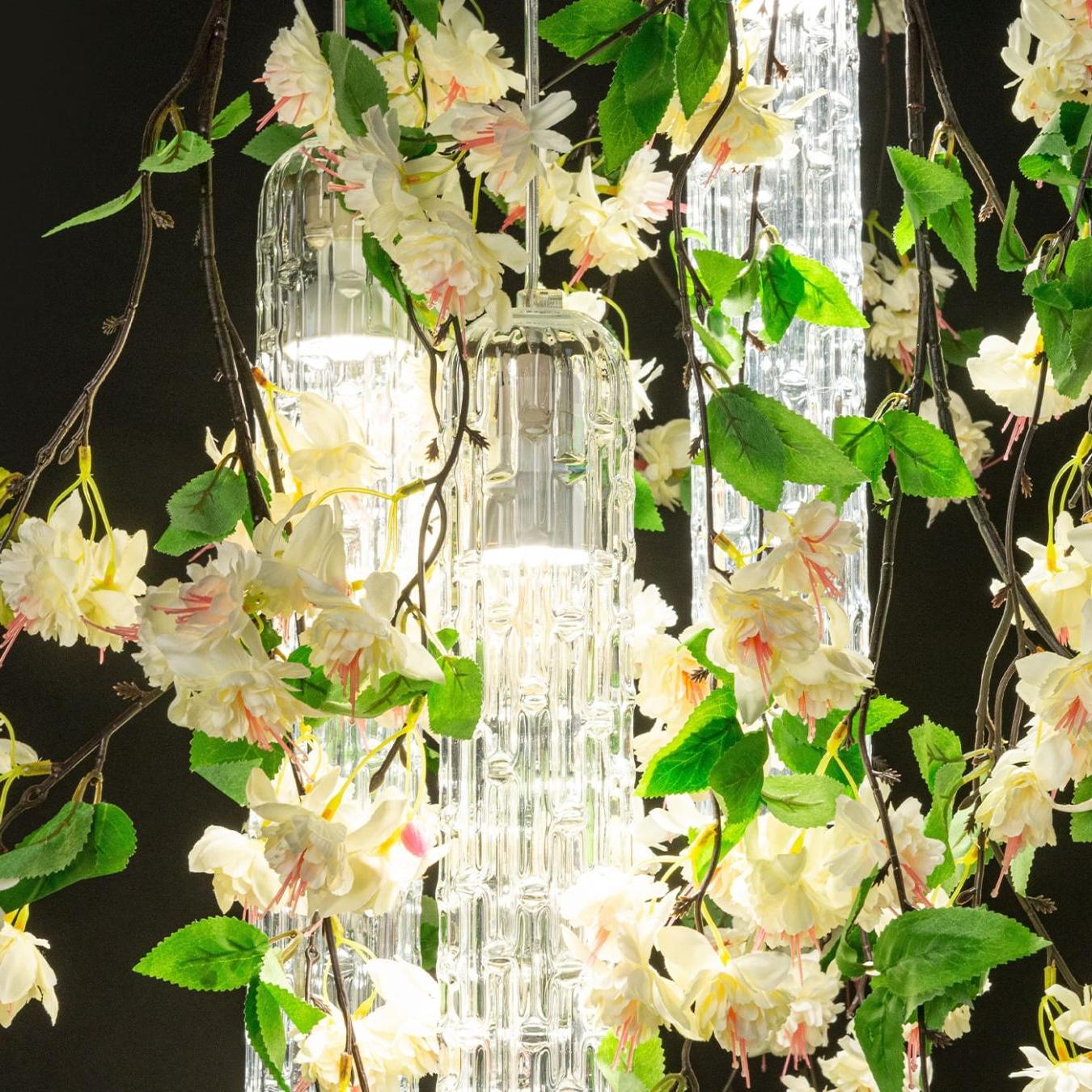 White Cascade kleine kroonluchter
