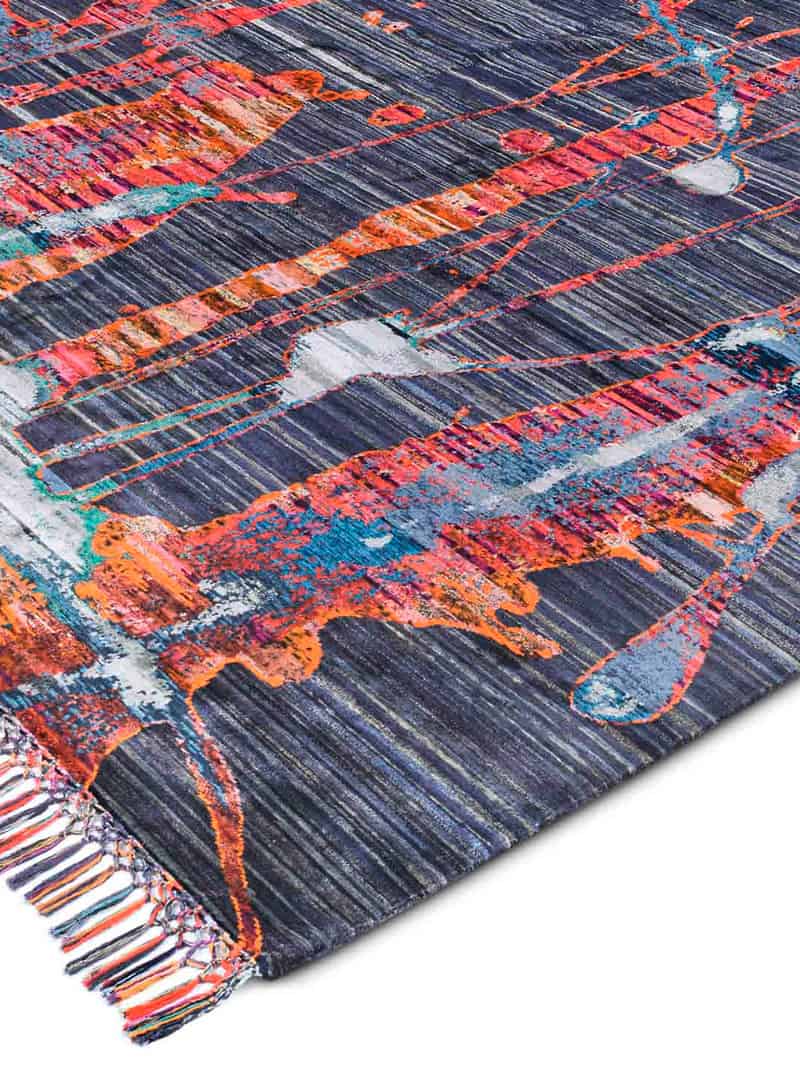 Eco handgemaakt luxe vloerkleed