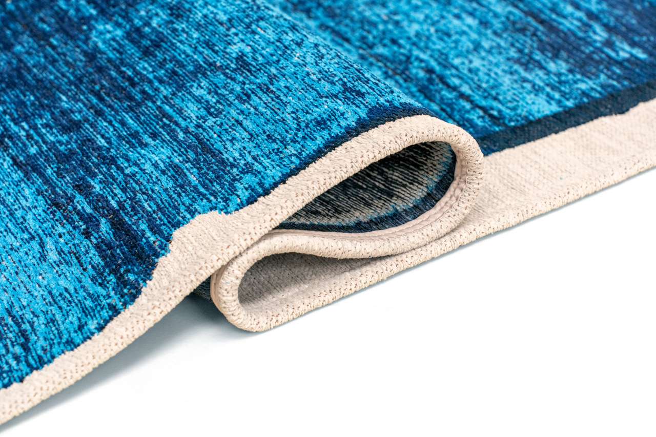 Brush Diva Blue vloerkleed | Maat: 140 × 200 cm