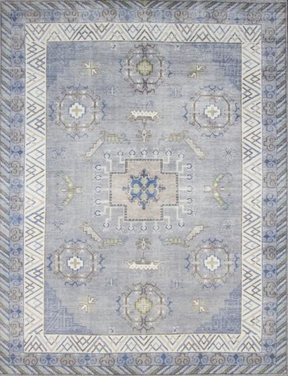 Tapis noué à la main Khotan laine