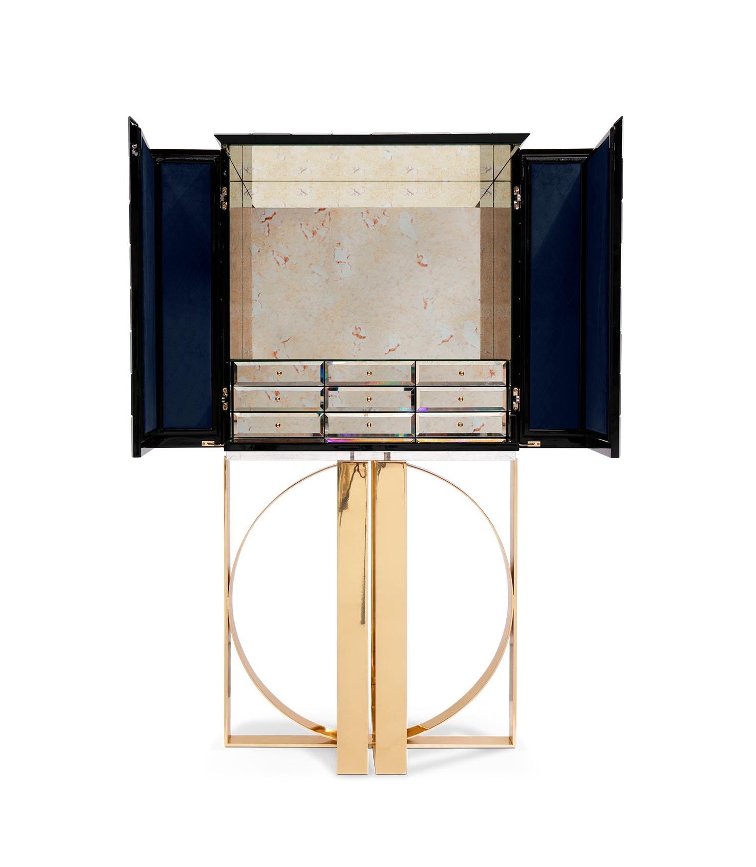 Mosaic walnoot kast