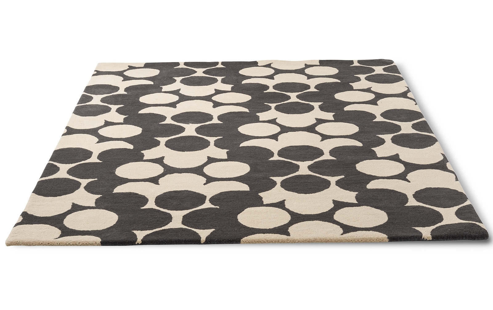 Puzzle Flower leisteen vloerkleed | Maat: 250 × 350 cm