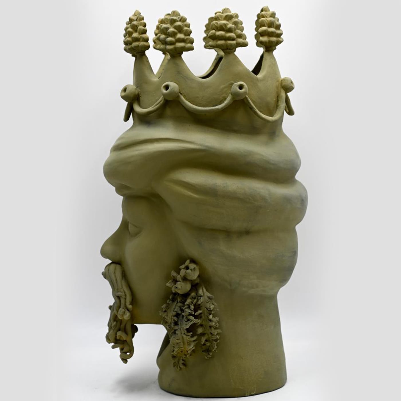 Moorkop pistache sculptuur