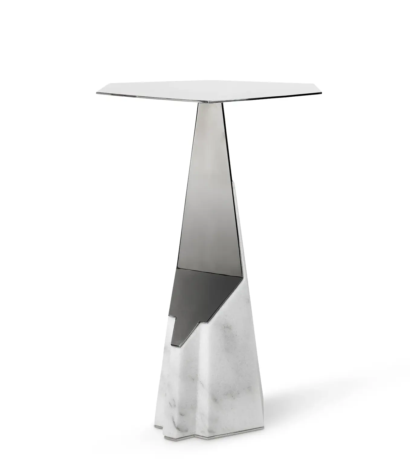 Table d’appoint de jardin Halo grise